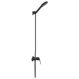 Set di doccia con soffione Nero G 1 / 2 pollici
