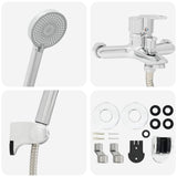 Set di doccia con soffione Cromo G 1 / 2 pollici