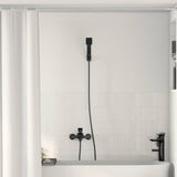 Set di doccia con soffione Nero G 1 / 2 pollici