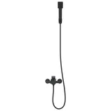 Set di doccia con soffione Nero G 1 / 2 pollici