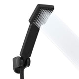 Set di doccia con soffione Nero G 1 / 2 pollici