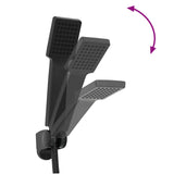 Set di doccia con soffione Nero G 1 / 2 pollici