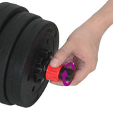 Set di Manubri 2-in-1 30kg Nero e Rosso