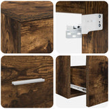 Set di mobili per il bagno 2 pcs Rovere Fumo