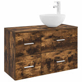 Set di mobili per il bagno 2 pcs Rovere Fumo