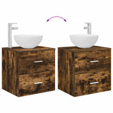Set di mobili per il bagno 2 pcs Rovere Fumo