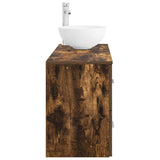 Set di mobili per il bagno 2 pcs Rovere Fumo