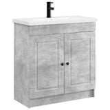 Set di mobili per il bagno Grigio Cemento 56 x 37,5 x 81 cm
