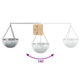 Set Secchio Sauna 5 pcs Nero 8.5 x 8 x 4.5 cm Alluminio