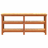 Banco da lavoro Marrone cerato 181.5 x 50 x 80 cm Pino massello