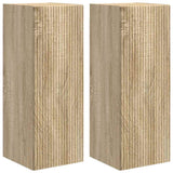 Mobile TV da parete 2 pcs Sonoma 30 x 31 x 80 cm