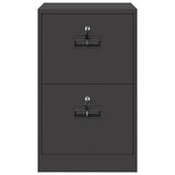 Armadio per File con cassetto Nero 45,5 x 42 x 74,5 cm