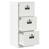 Armadio per File con cassetto Bianco 45,5 x 42 x 106,5 cm