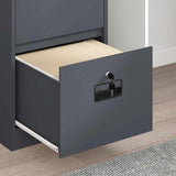 Armadio per File con cassetto Antracite 45,5 x 42 x 139 cm