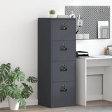 Armadio per File con cassetto Antracite 45,5 x 42 x 139 cm