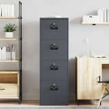 Armadio per File con cassetto Antracite 45,5 x 42 x 139 cm