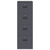Armadio per File con cassetto Antracite 45,5 x 42 x 139 cm