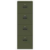 Armadio per File con cassetto Verde oliva 45,5 x 42 x 139 cm