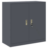Armadio Antracite 90 x 40 x 90 cm Acciaio