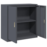 Armadio Antracite 90 x 40 x 90 cm Acciaio