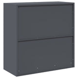 Armadio Antracite 90 x 40 x 90 cm Acciaio