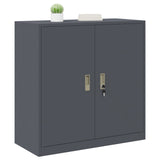 Armadio Antracite 90 x 40 x 90 cm Acciaio