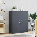Armadio Antracite 90 x 40 x 105 cm Acciaio