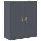 Armadio Antracite 90 x 40 x 105 cm Acciaio