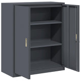 Armadio Antracite 90 x 40 x 105 cm Acciaio