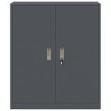 Armadio Antracite 90 x 40 x 105 cm Acciaio