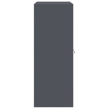 Armadio Antracite 90 x 40 x 105 cm Acciaio