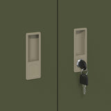 Armadio Verde oliva 90 x 40 x 105 cm Acciaio