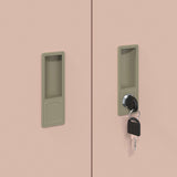 Armadio Rosa 60 x 40 x 90 cm Acciaio