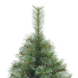 Albero di Natale Artificiale Snodato Foderato di Neve Verde
