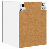 Armadio pensile con porta Rovere Nero e Bianco 30 x 31 x 40 cm