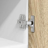 Armadio pensile con porta Riga 2 pcs Quercia Sonoma e Bianca