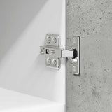 Armadio pensile 2 pcs Grigio Cemento e Bianco 30 x 31 x 40 cm