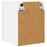 Armadio pensile 2 pcs Grigio Cemento e Bianco 30 x 31 x 40 cm
