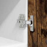 Armadio pensile Rovere Affumicato e Bianco 30 x 31 x 40 cm