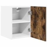 Armadio pensile Rovere Affumicato e Bianco 30 x 31 x 40 cm