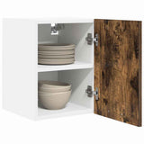 Armadio pensile Rovere Affumicato e Bianco 30 x 31 x 40 cm