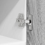 Armadio pensile 2 pcs Grigio Sonoma e Bianco 30 x 31 x 40 cm
