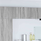 Armadio pensile 2 pcs Grigio Sonoma e Bianco 30 x 31 x 40 cm
