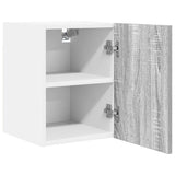 Armadio pensile 2 pcs Grigio Sonoma e Bianco 30 x 31 x 40 cm
