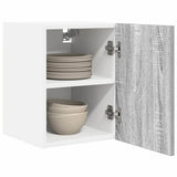 Armadio pensile 2 pcs Grigio Sonoma e Bianco 30 x 31 x 40 cm
