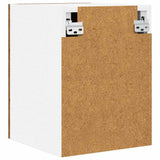 Armadio pensile con porta Legno Antico e Bianco 30 x 31 x 40 cm