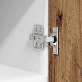 Armadio pensile 2 pcs Legno Antico e Bianco 30 x 31 x 40 cm