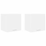 Armadio pensile 2 pcs Bianco 40 x 31 x 40 cm Legno truciolato