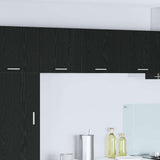 Armadio pensile 2 pcs Rovere Nero e Bianco 40 x 31 x 40 cm