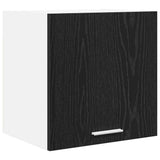 Armadio pensile 2 pcs Rovere Nero e Bianco 40 x 31 x 40 cm
